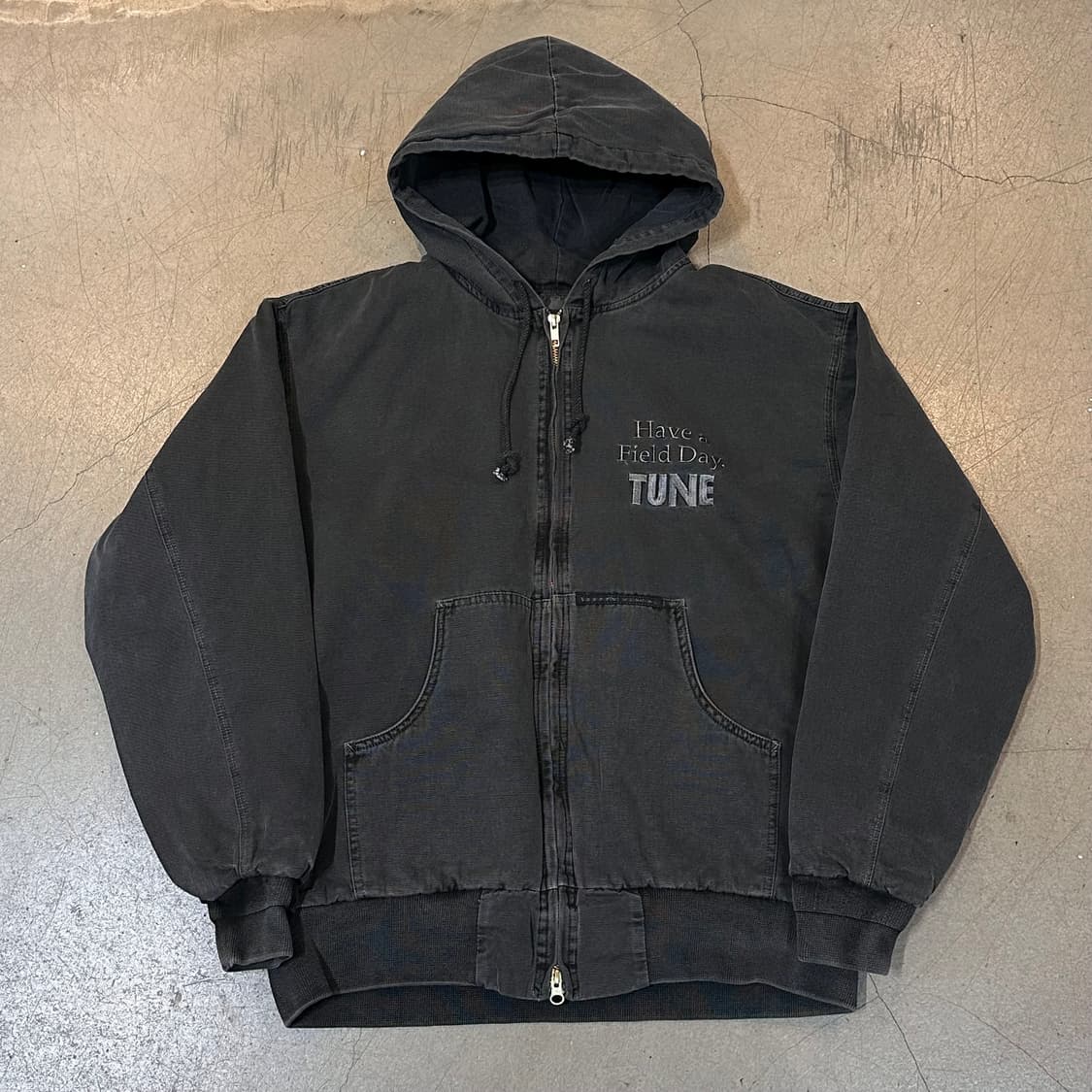 M 디스이즈네버뎃 차콜 후드 자켓 상품이미지2