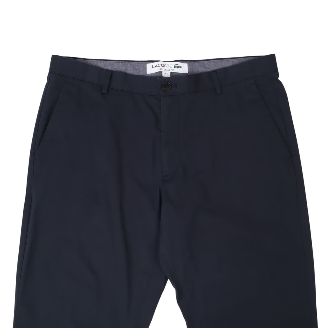 라코스테 네이비 레귤러핏 코튼 치노팬츠 상품이미지2
