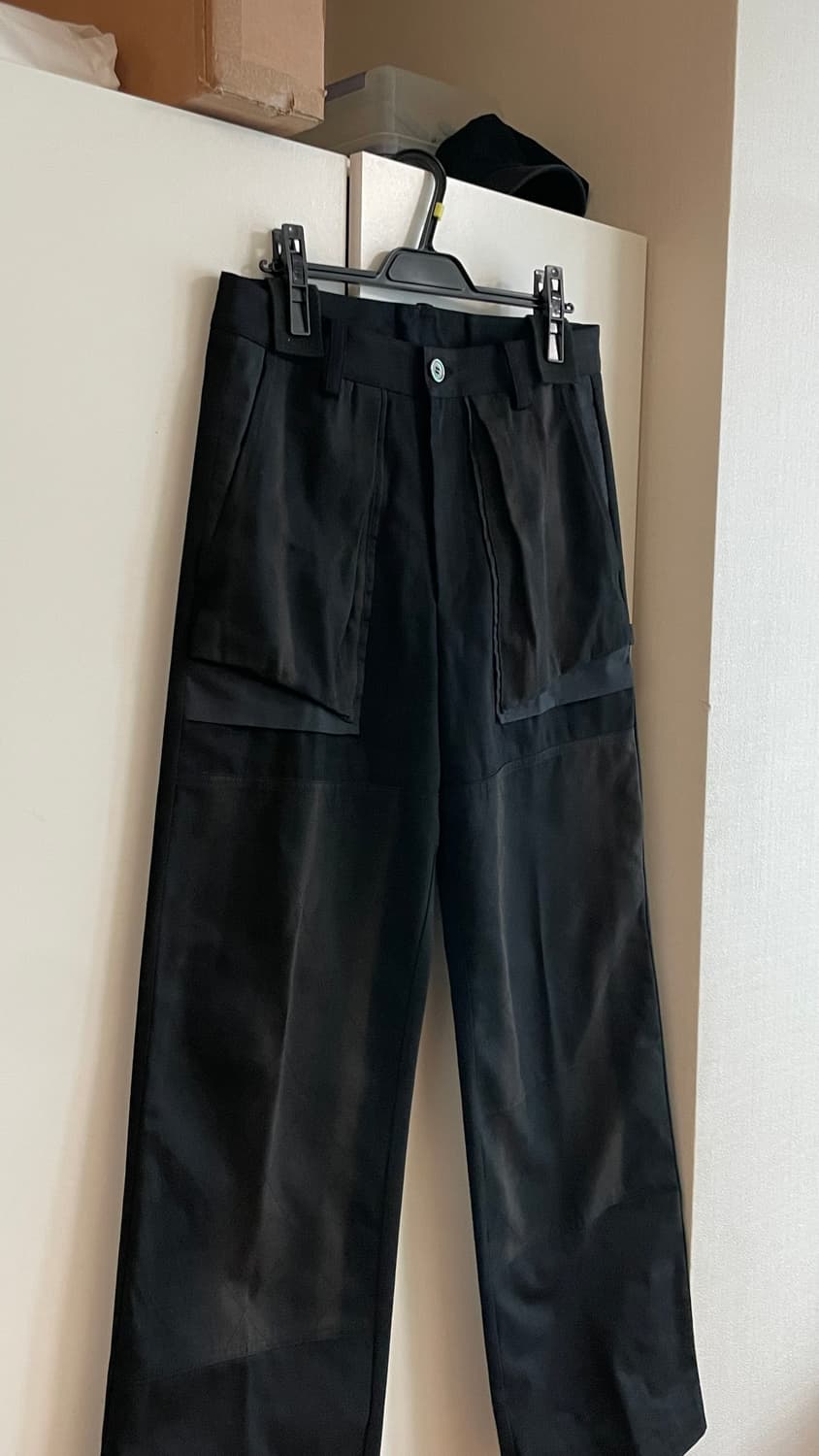 지용킴 24ss 더블니 블랙 상품이미지3