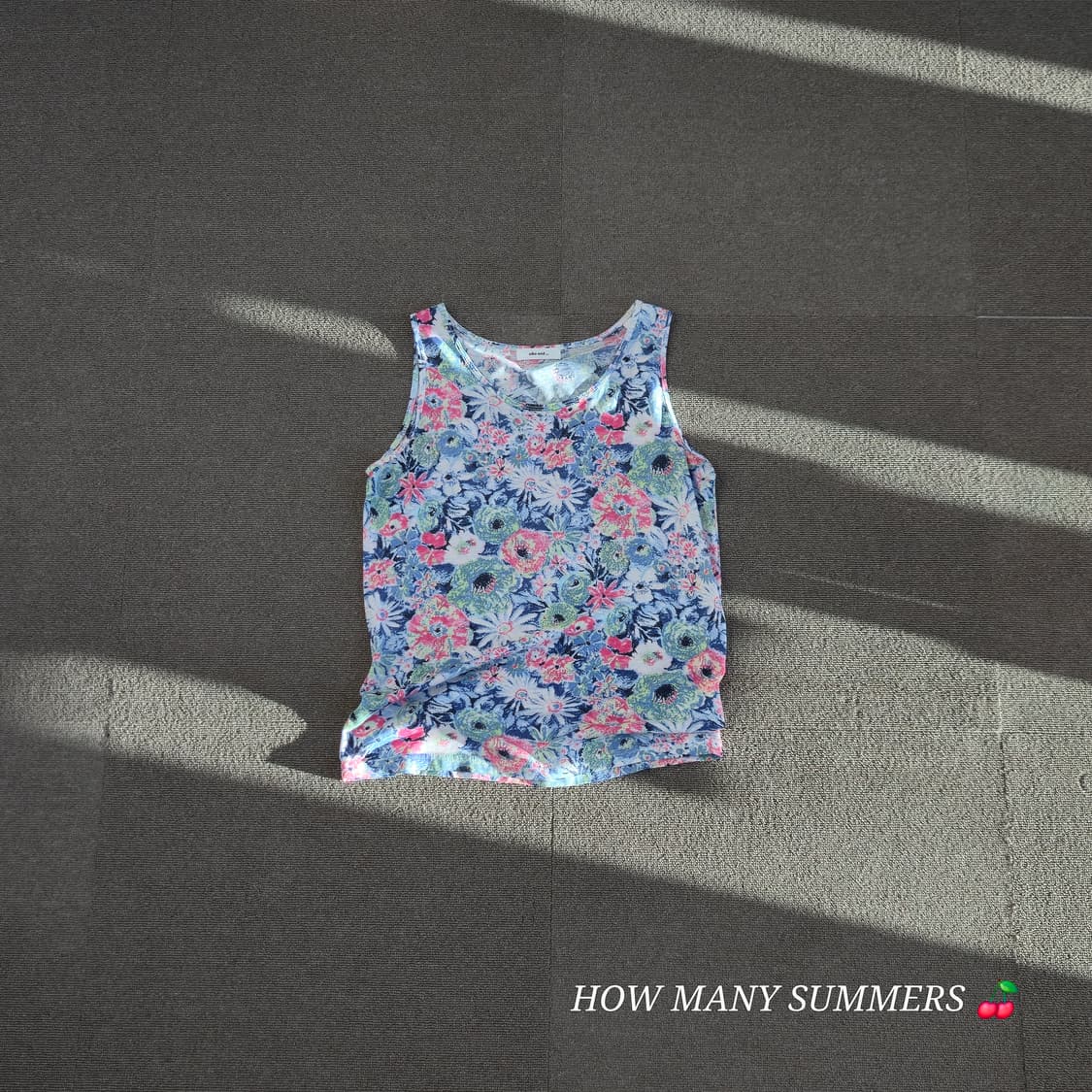 Niko and 플라워 패턴 슬리브리스  상품이미지2