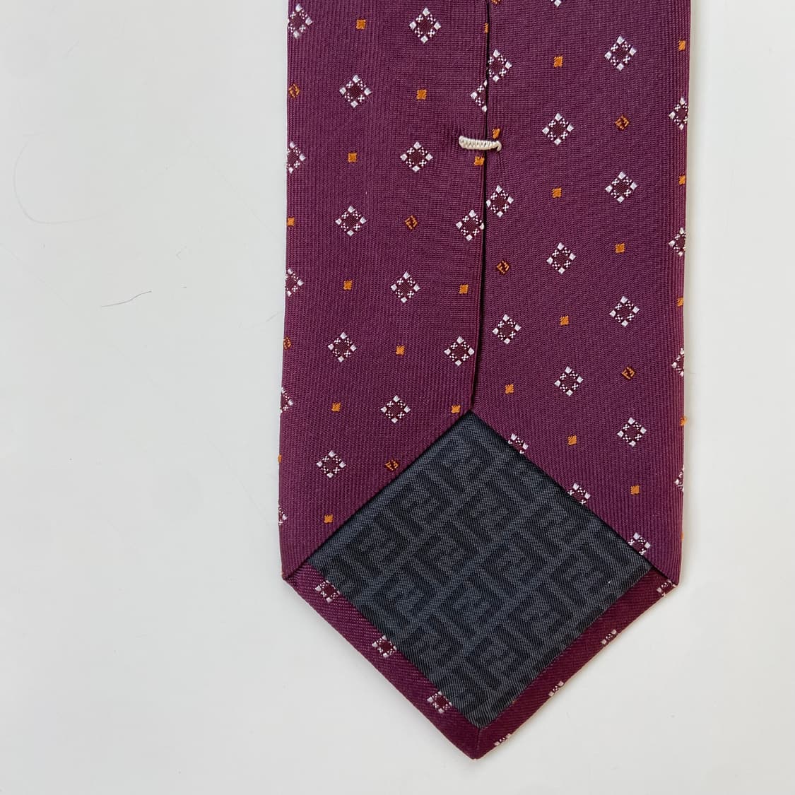 신형 FENDI 펜디 FF모노그램 정품 명품넥타이 8.2cm 상품이미지6