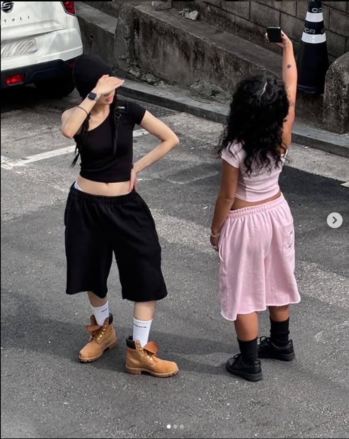 오도어 몰리 조거 버뮤다(블랙) 1사이즈 상품이미지2
