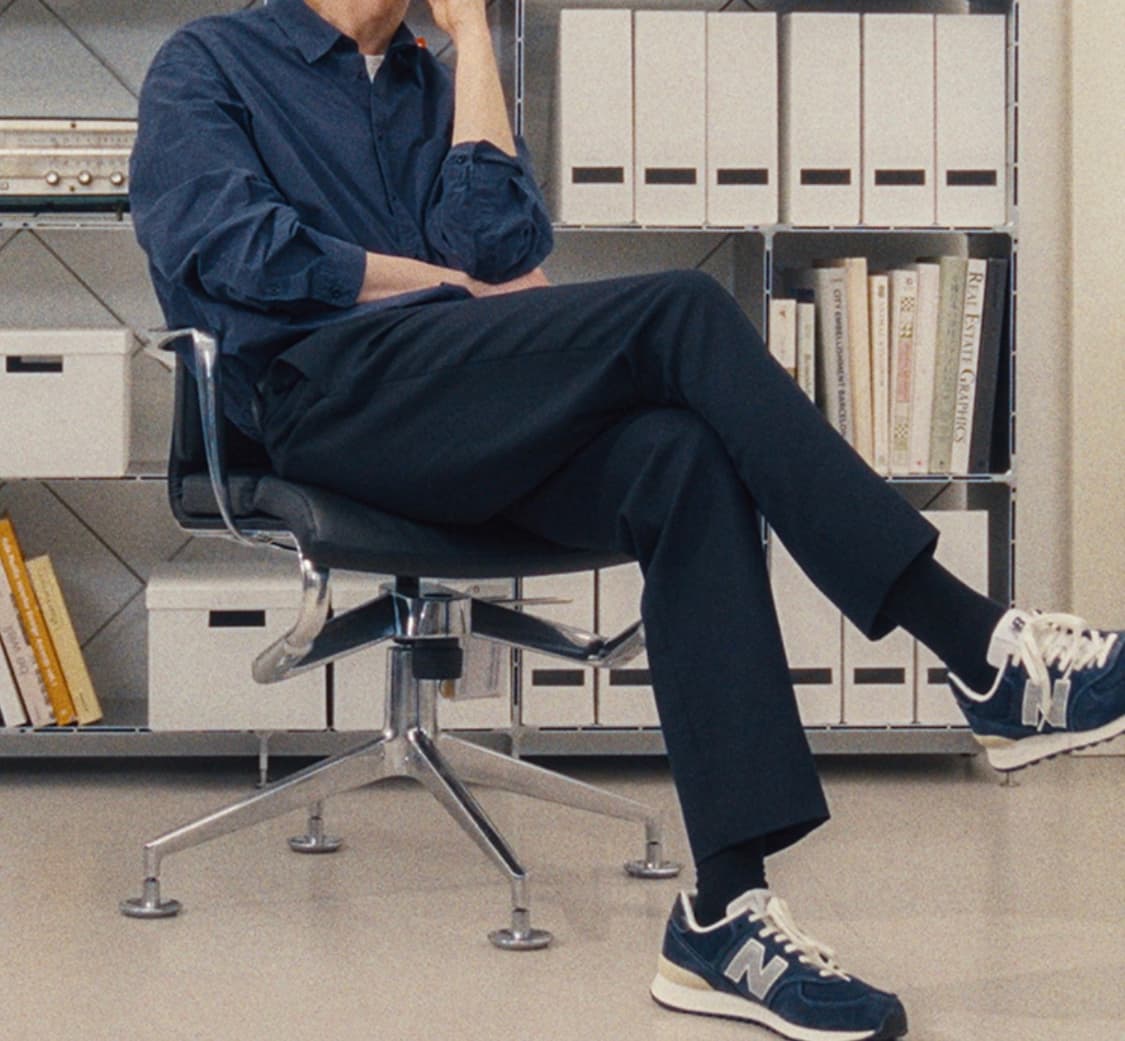 뉴발란스x포터리(PTRY) 574 네이비 280 상품이미지2