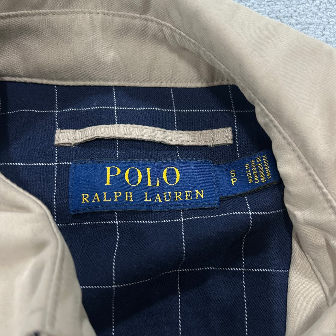 폴로 랄프로렌 스윙톱 체크 자켓 s 상품이미지2