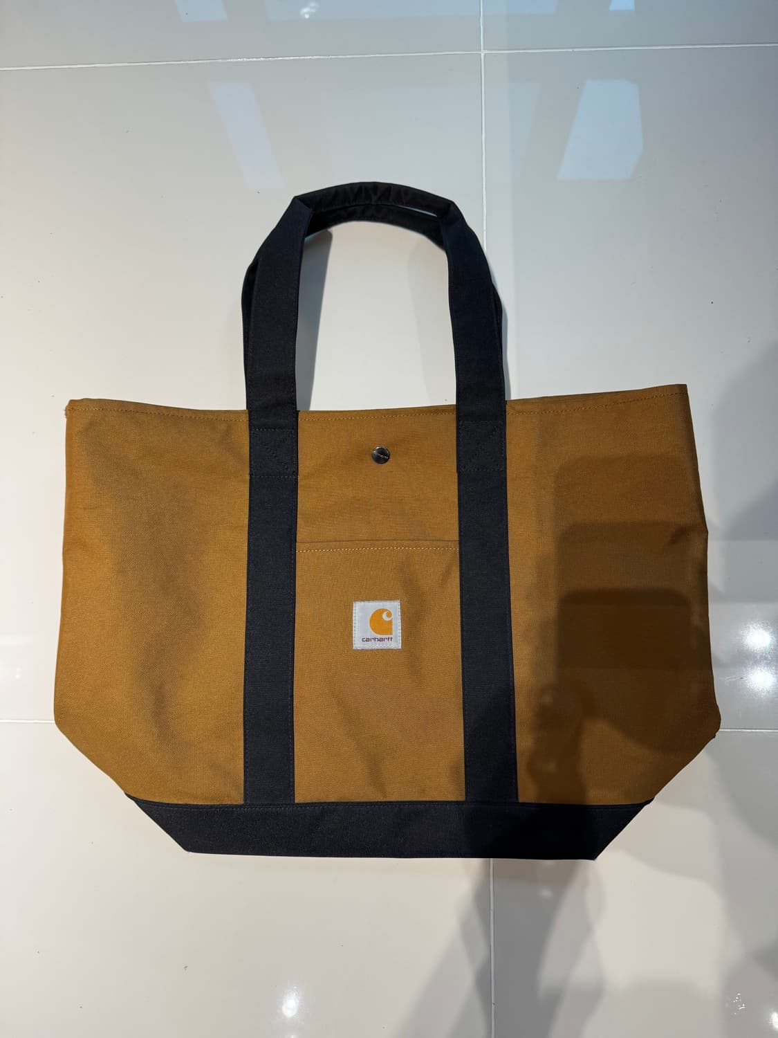 칼하트 심플 토트백 브라운 상품이미지1