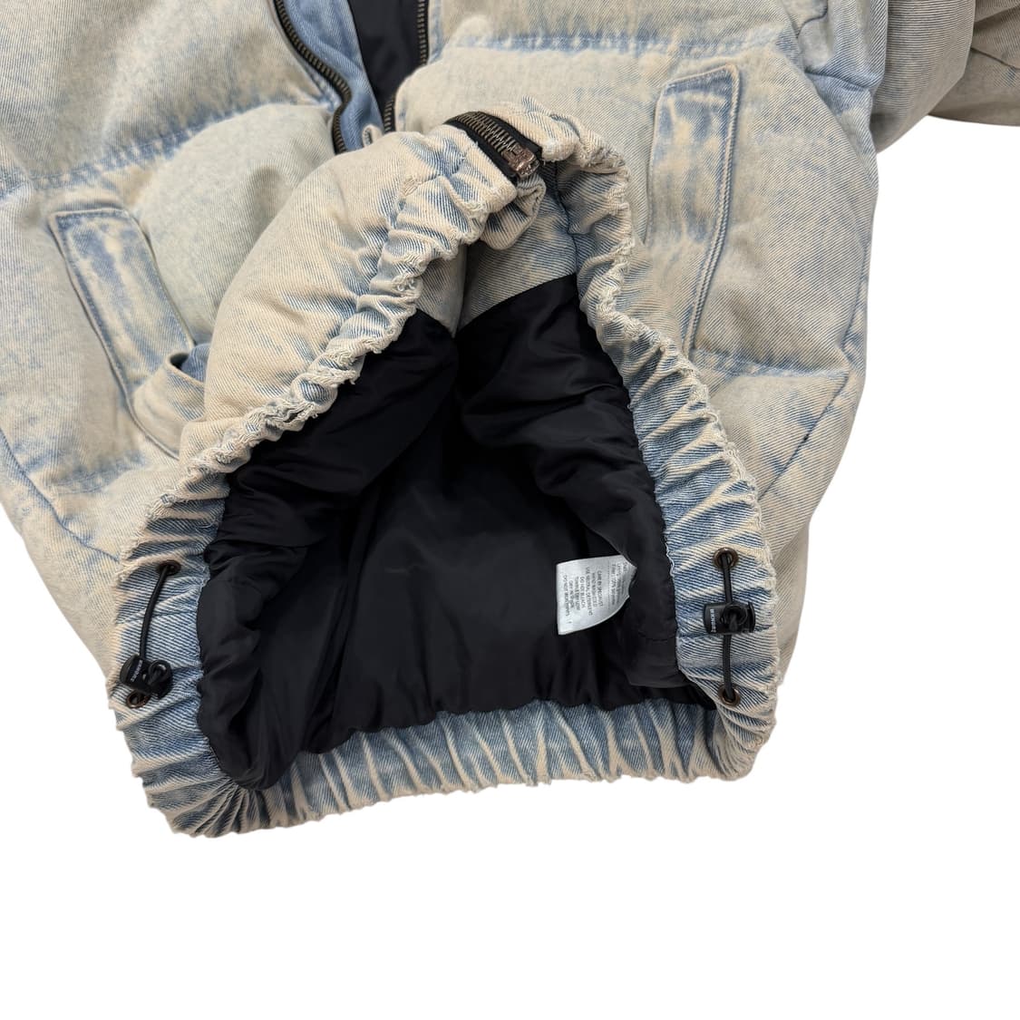 WKNDRS 위캔더스 데님 데미지 워싱 패딩 점퍼 M 상품이미지7