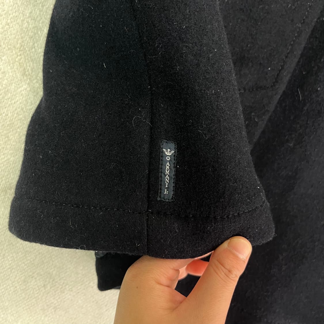 95 알마니 주니어 울 더블 코트 상품이미지5