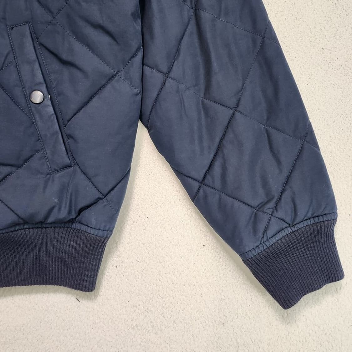 KANGOL 블랙다이아몬드 퀼팅 붐버 자켓  XL 상품이미지2