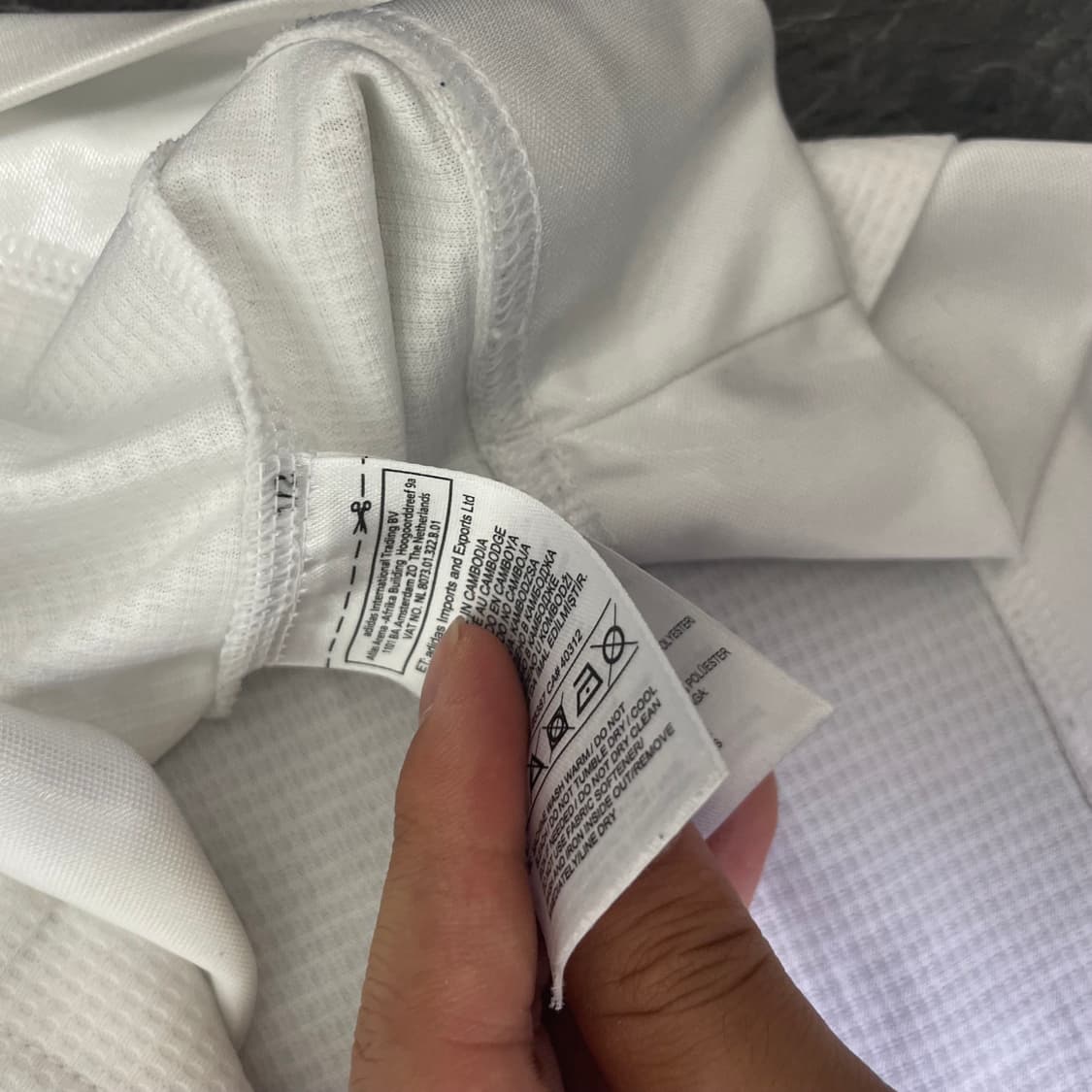 아디다스 레알마드리드 2014 화이트 홈 유니폼 져지 상품이미지5