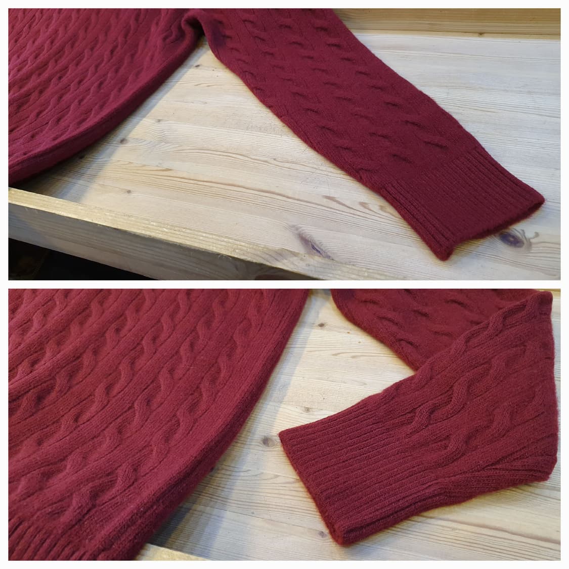 100.버버리 꽈배기 울니트(공용) 상품이미지4