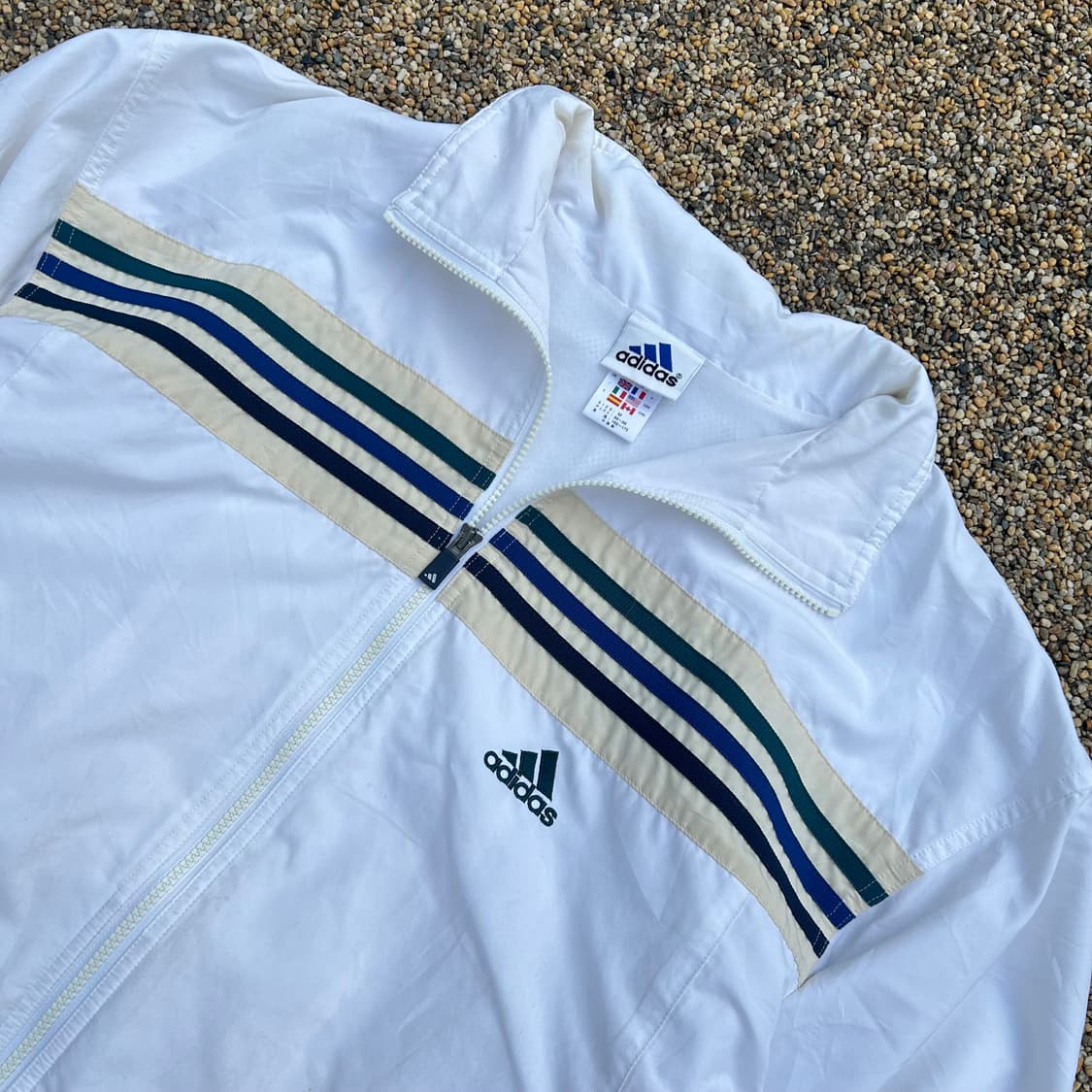 아디다스(ADIDAS) 올드스쿨 화이트 바람막이 자켓 상품이미지2