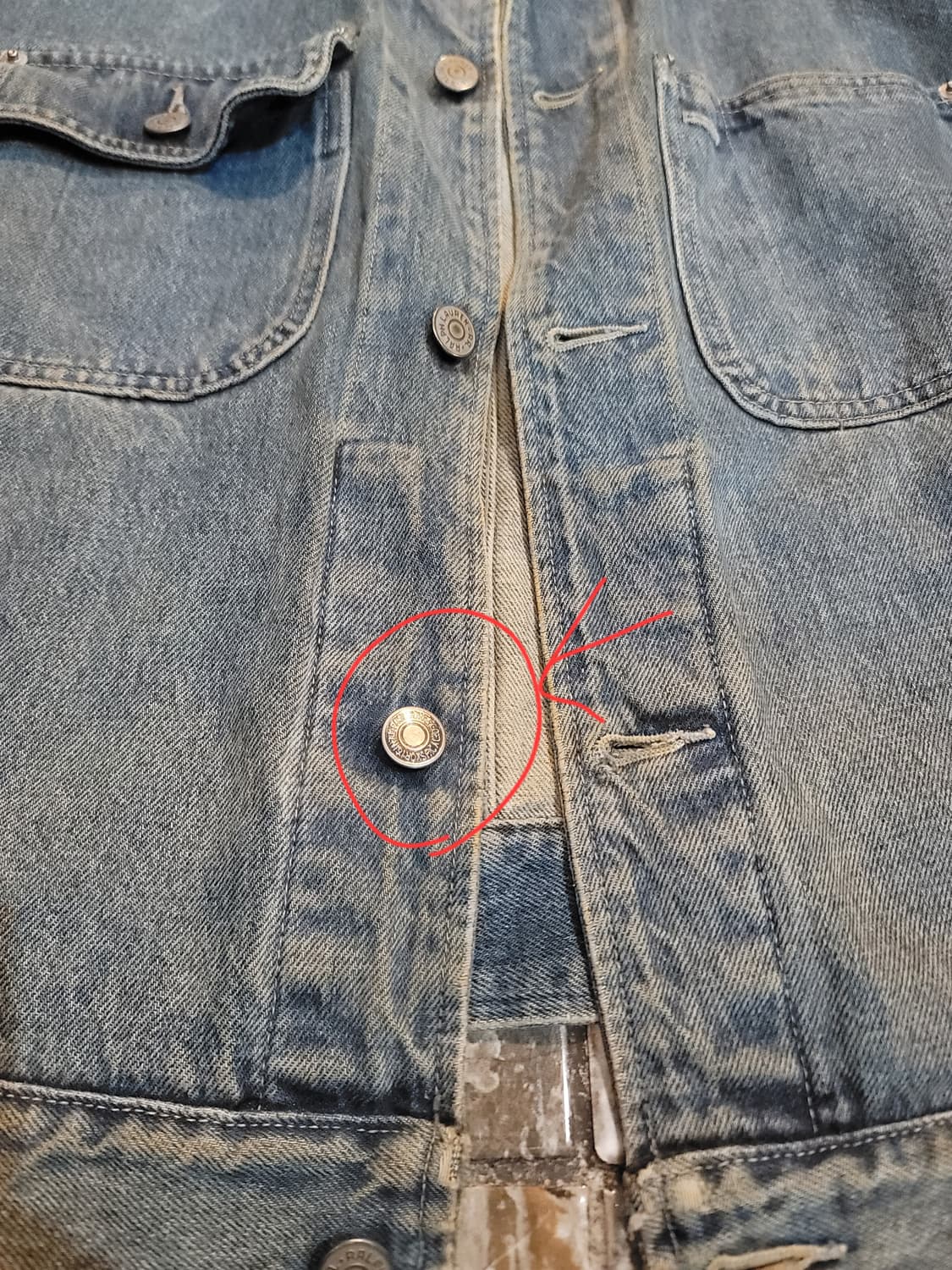 RRL 데님 코듀로이 카라 자켓 상품이미지7