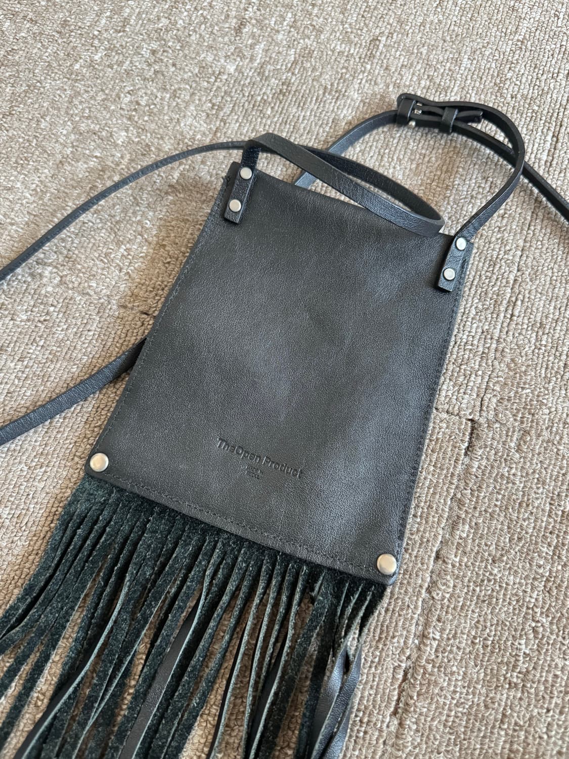 Open Yy LEATHER FRINGE MINI BAG 상품이미지2