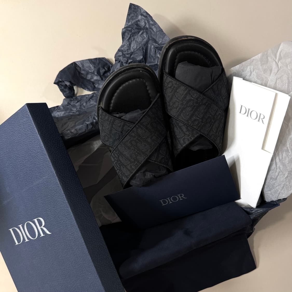 [백화점판/43]디올 오블리크 알리아스 슬리퍼 상품이미지1