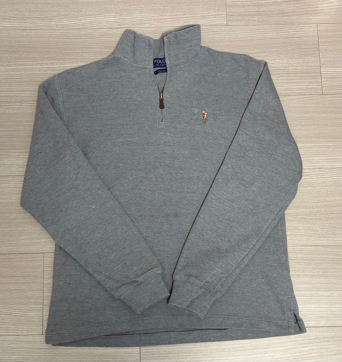 폴로 랄프로렌 하프집업 가디건 그레이 상품이미지1
