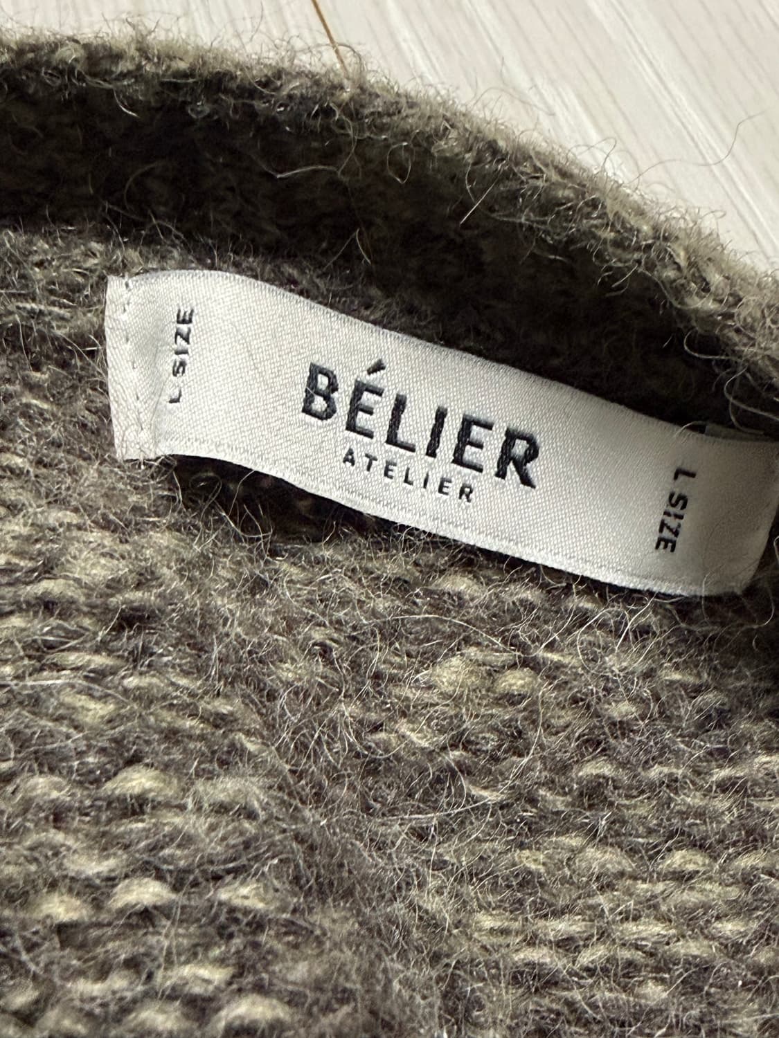 벨리에 가디건 그레이 상품이미지4