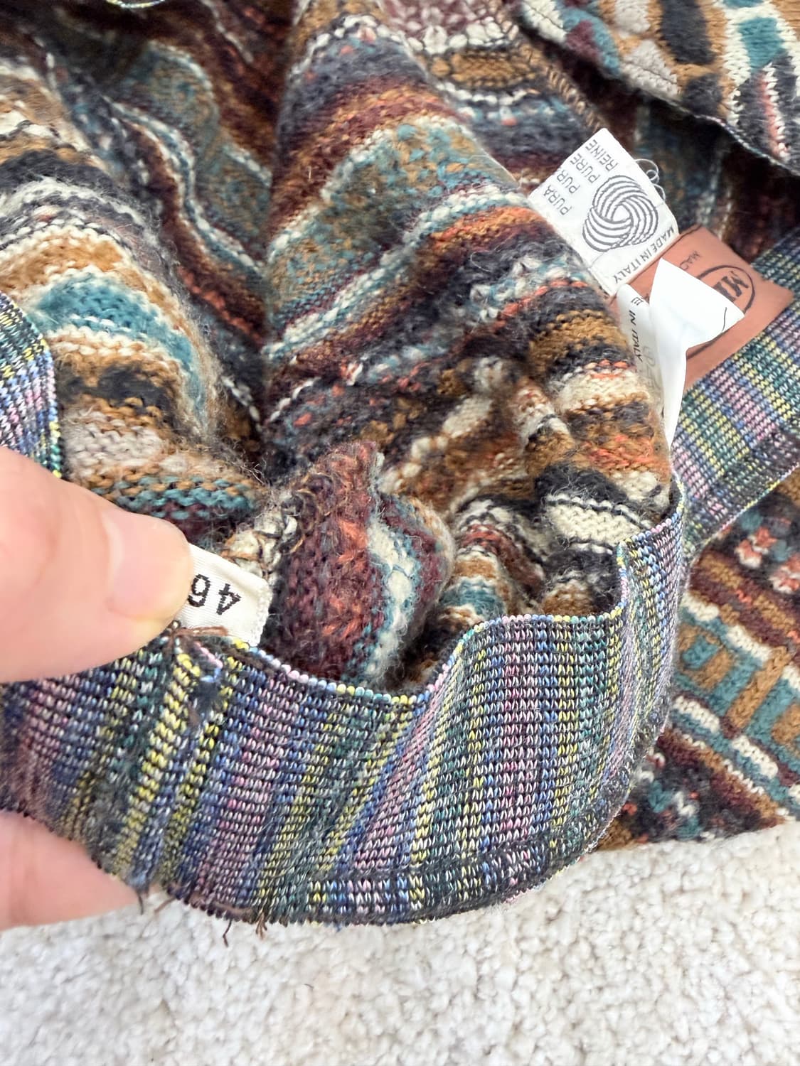 미쏘니 니트 바지 46 상품이미지6