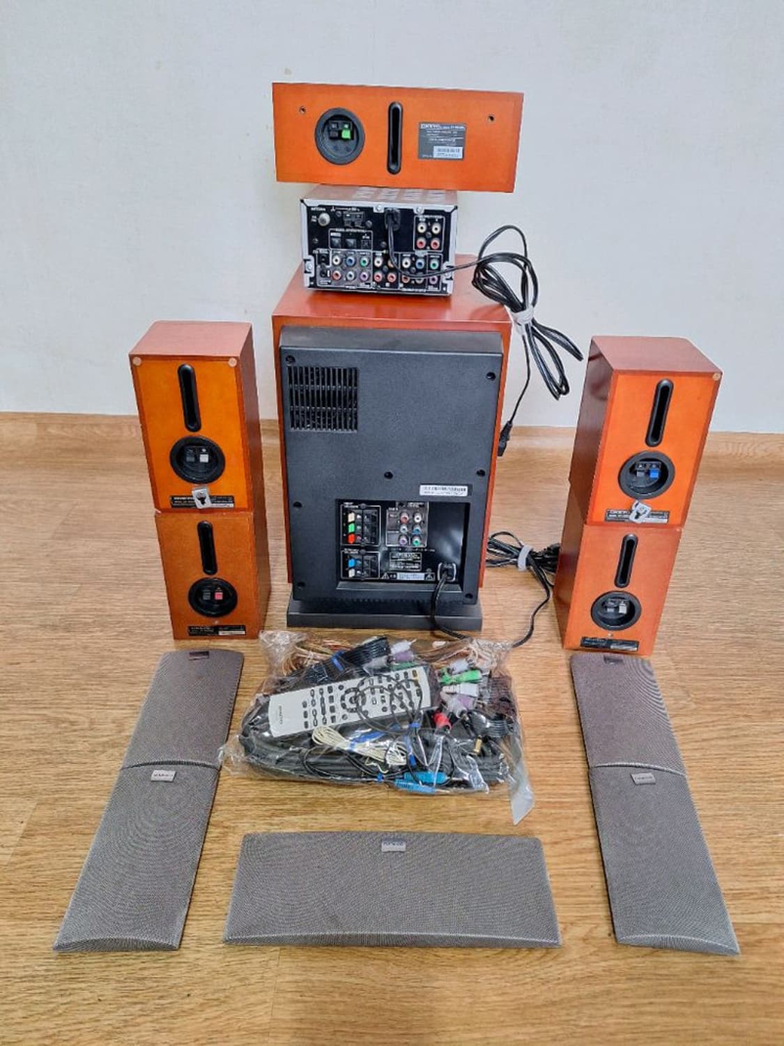 온쿄 5.1 빈티지 홈시어터 스피커 세트 레트로 매장 카페 가게 인테리어 상품이미지7