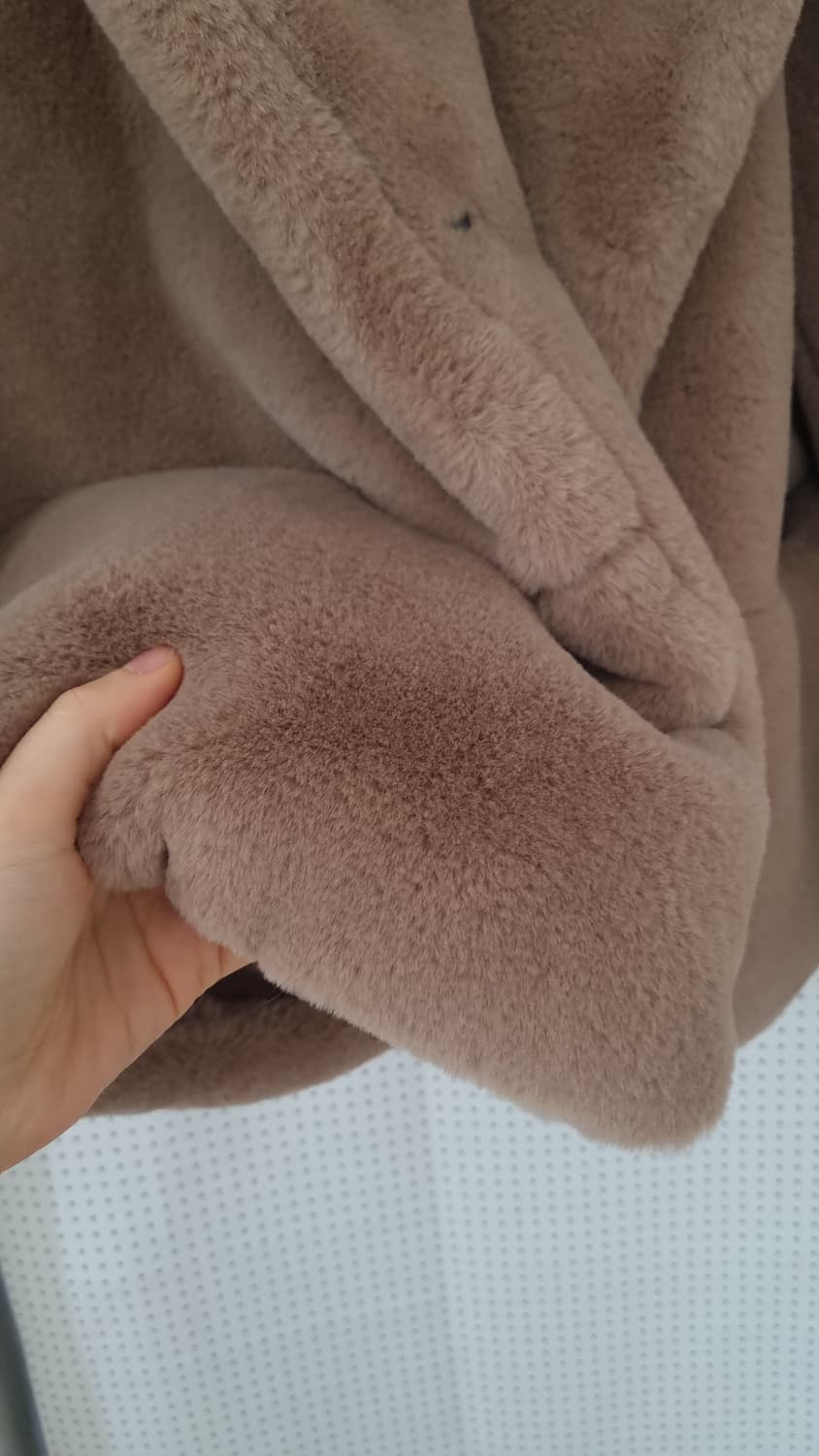 NINE atelier 루즈핏 에코퍼 코트 상품이미지7