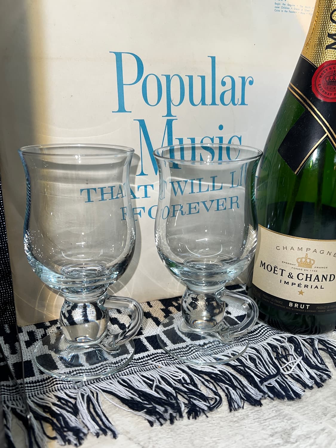 VTG 80s Irish Coffee Glas Classic Handle 상품이미지1