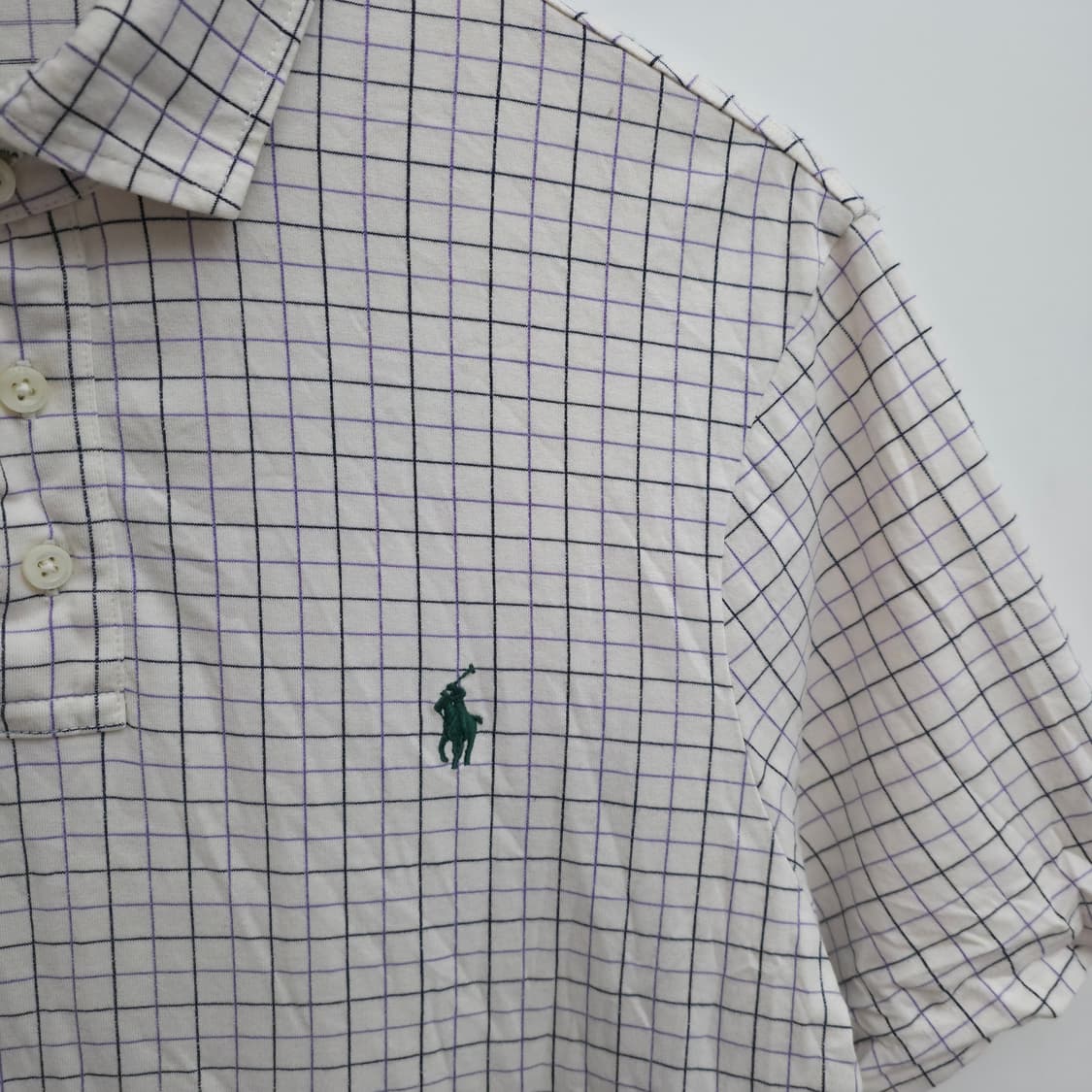 [L] 폴로 랄프로렌 체크 반팔 카라티 상품이미지4