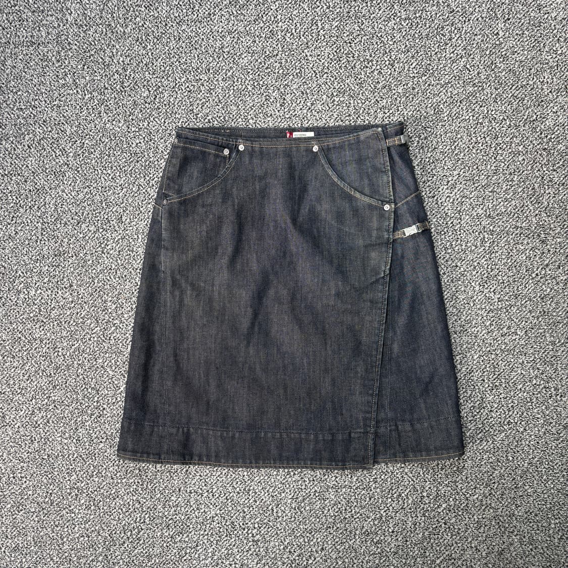 [W] 리바이스 엔지니어드진 걸즈 버클 랩 데님 스커트 (M) 상품이미지1