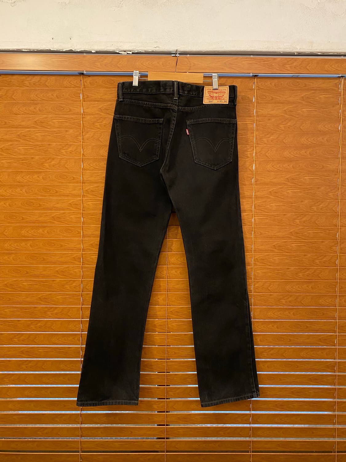 빈티지 리바이스 505 흑청 31inch 상품이미지1