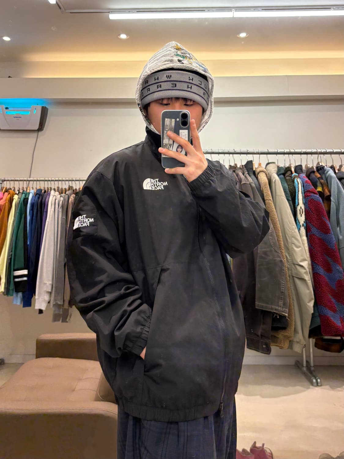 더 노스페이스 로고패치 바람막이 상품이미지5