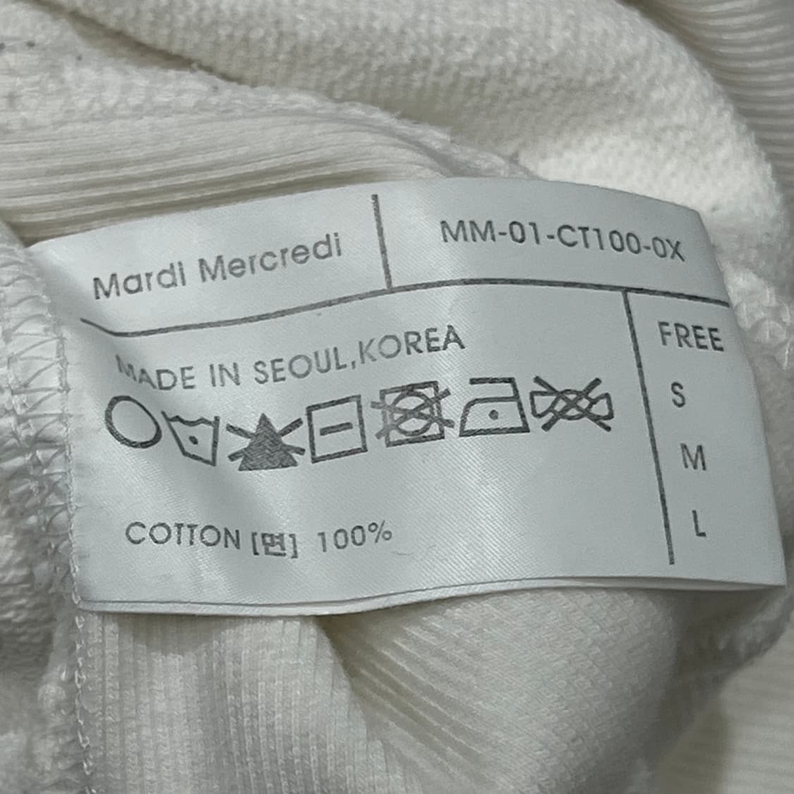 [우먼100] 마르디메크르디 맨투맨 상품이미지4