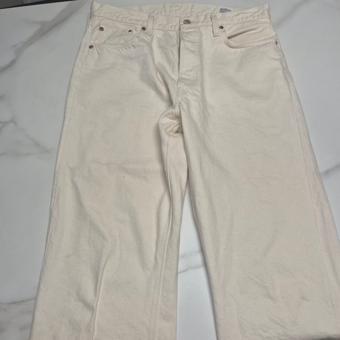 Orslow lot105 아이보리 데님 L(3) 상품이미지1