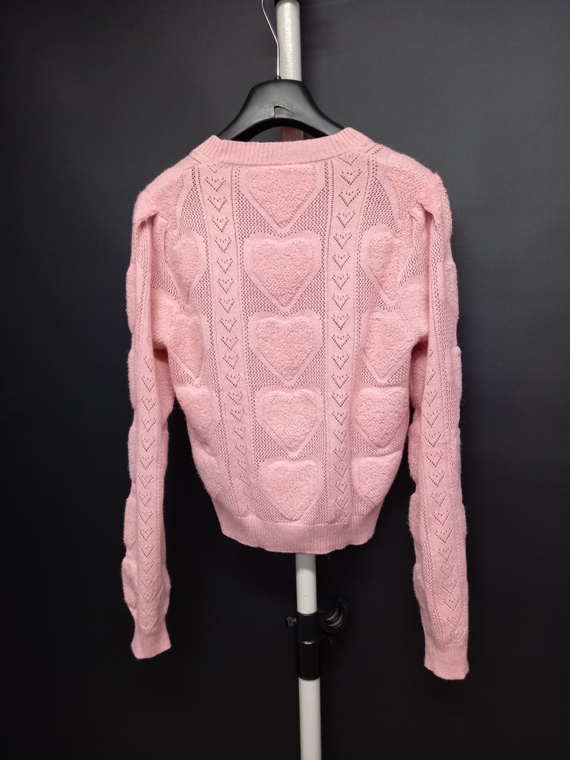 샤틴 SATIN 춘추 여름간절기 숏 니트 55 44 상품이미지5