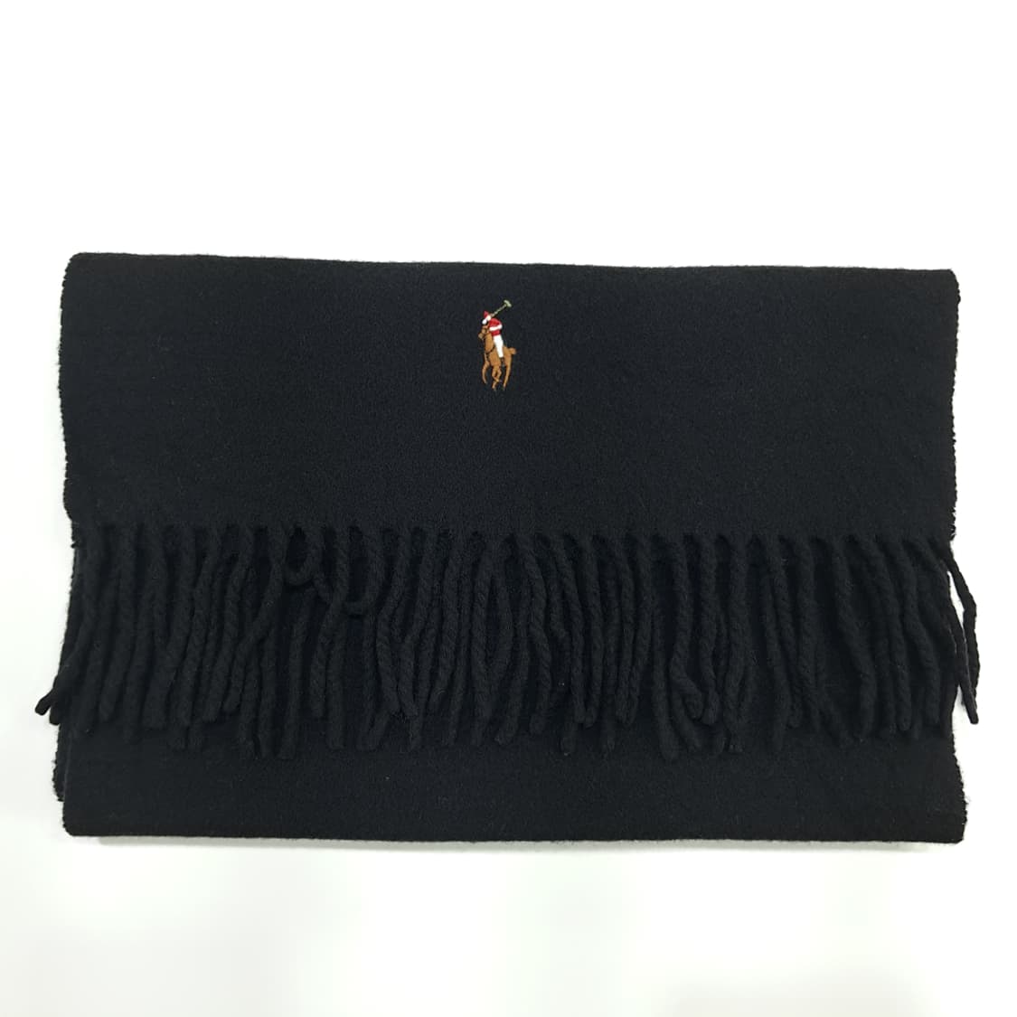 MX145 폴로 랄프로렌 블랙 울 목도리 머플러 상품이미지7