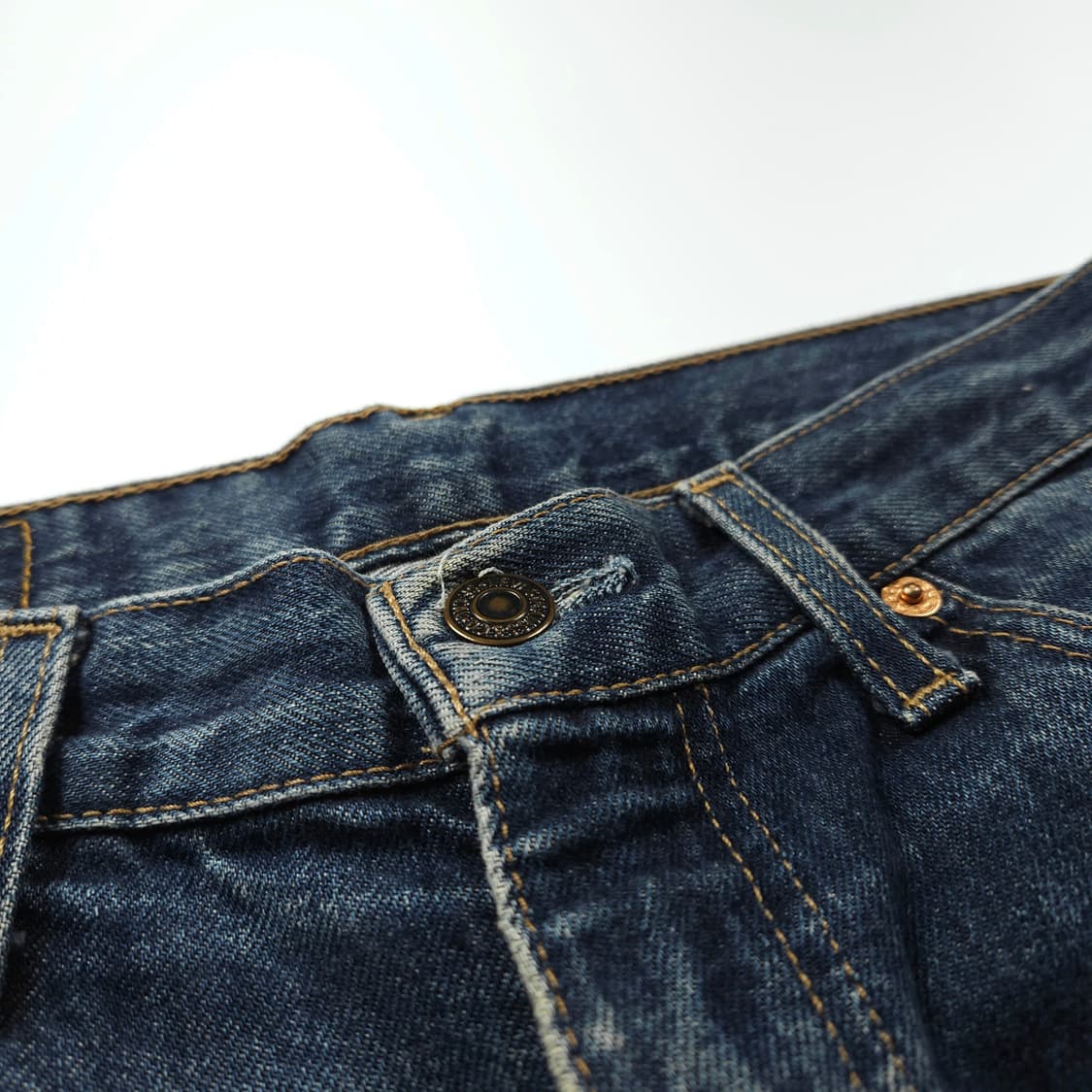 리바이스 521 USA 오리지날 워싱 데님 팬츠 (M) 상품이미지6