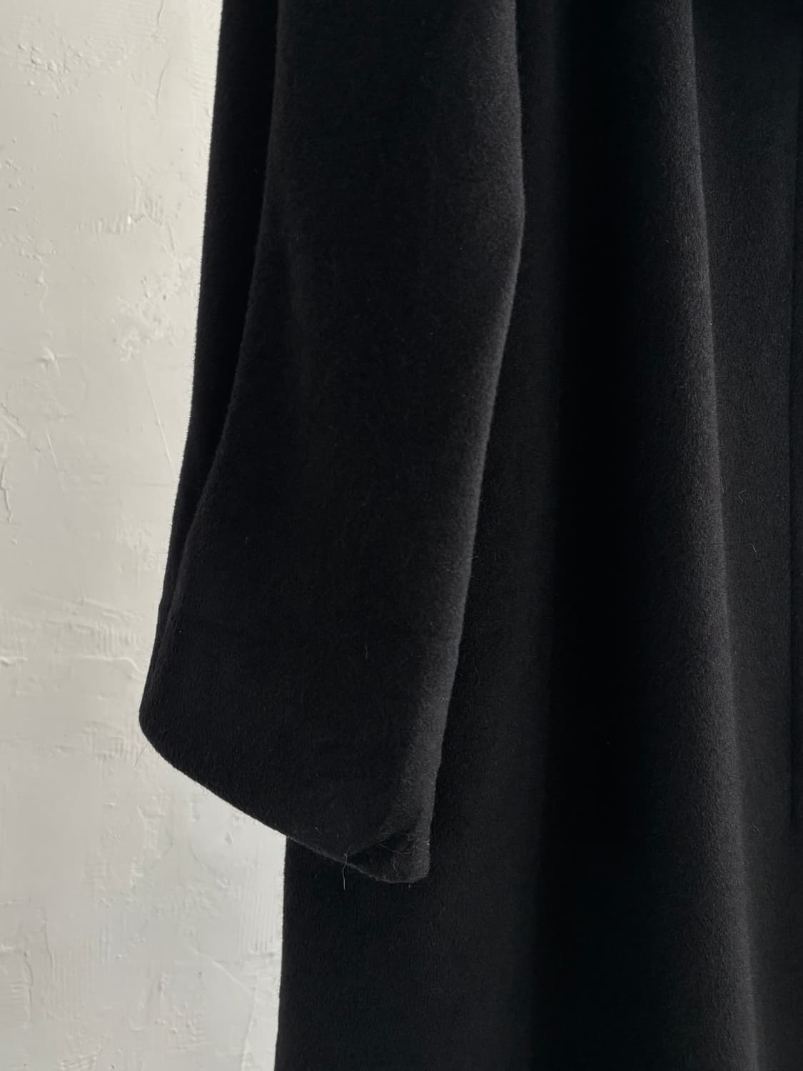 Max Mara 막스마라 블랙 캐시미어 롱 코트 상품이미지7