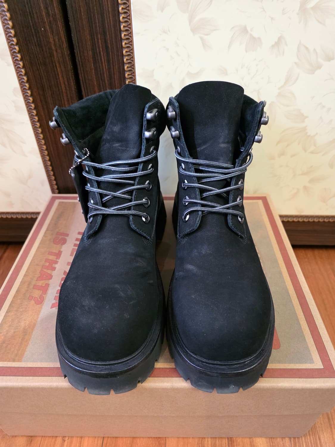 킨치x마넴피 블랙 부츠 260 상품이미지3