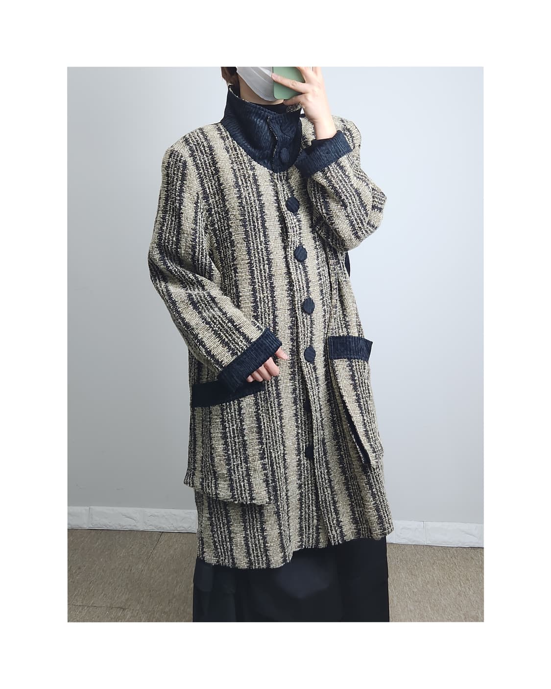 코듀로이 오버 롱 코트 상품이미지1