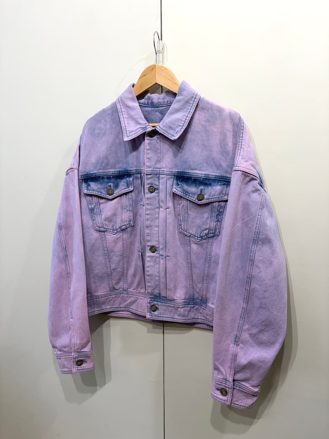 juun.j 준지 플리츠 워싱 데님 자켓 상품이미지3