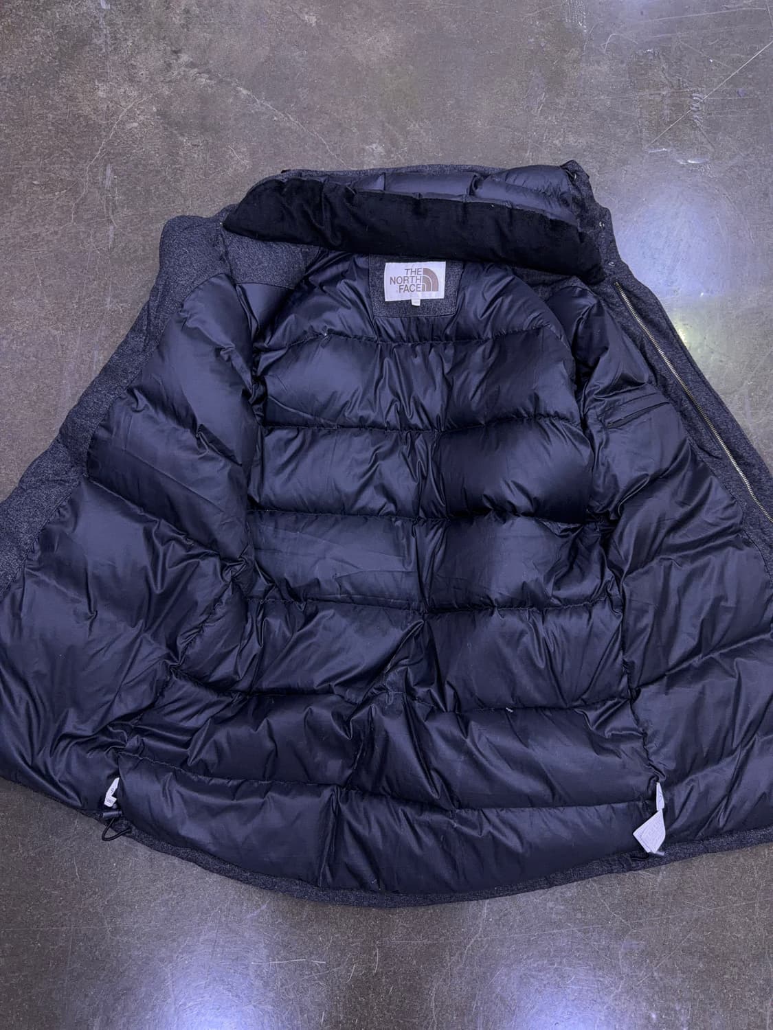 노스페이스 넬슨 더플코트 떡볶이 덕다운 패딩점퍼 그레이 100 상품이미지10