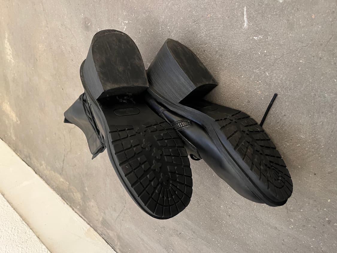 Ann Demeulemeester 앵클 하이크 레이스업 부츠 상품이미지7