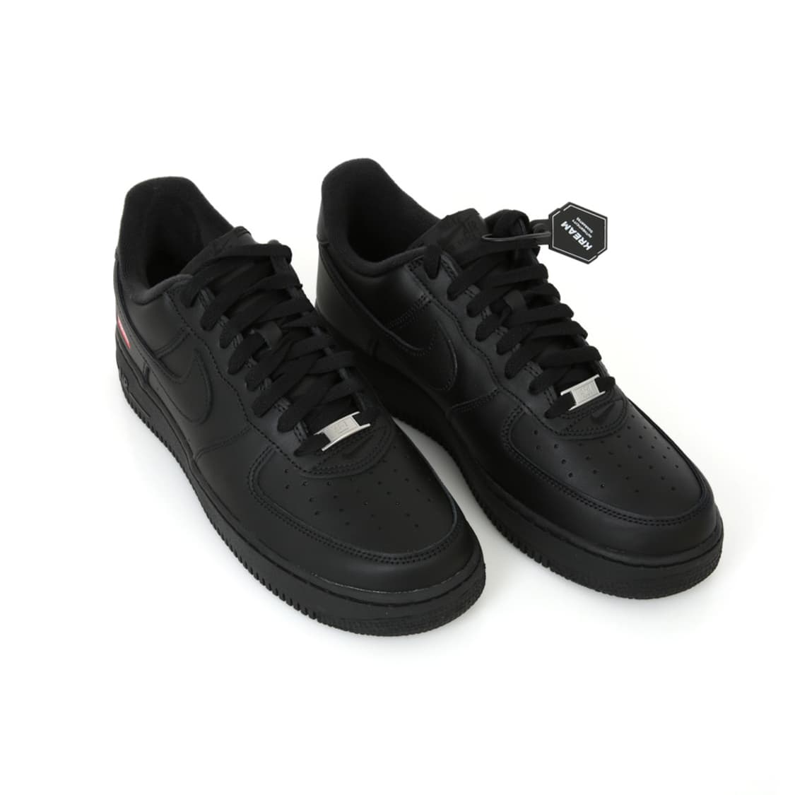 나이키 X 슈프림 에어포스1 로우 블랙 CU9225-001 올검포스 상품이미지3