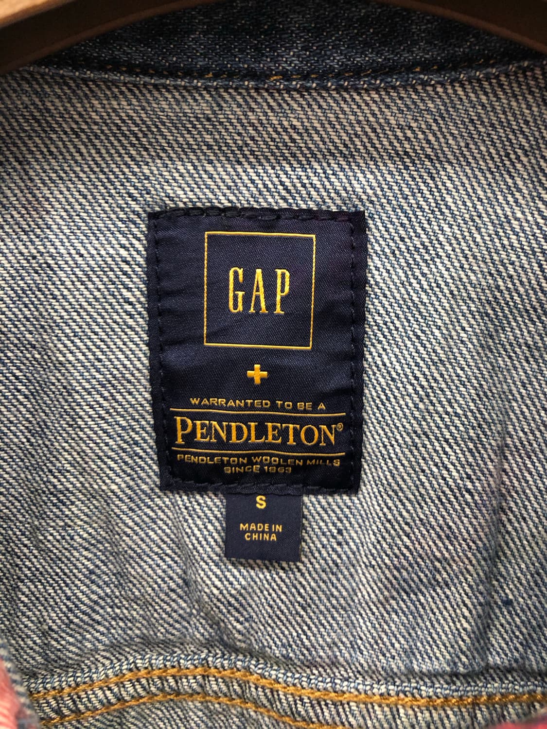 갭 x 펜들턴 데님 자켓  상품이미지3