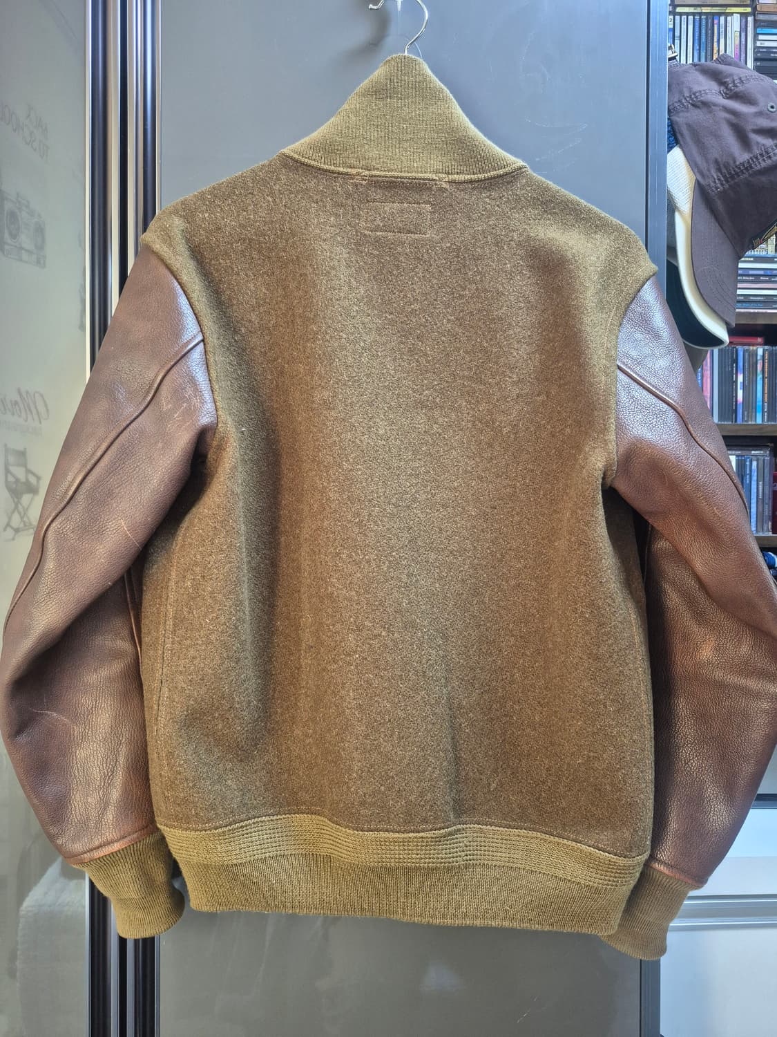 RRL 더블알엘 울 레더 바시티자켓 상품이미지3