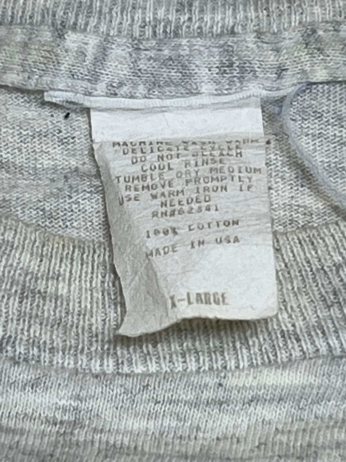 90s 고인돌가족 오하이오컬리지 빈티지티셔츠 XL사이즈 상품이미지4