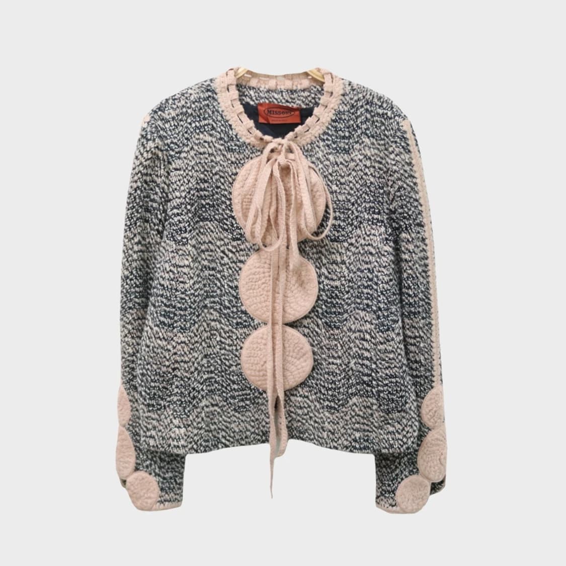 [미사용품]미쏘니  울 혼방 가디건  61419 상품이미지1