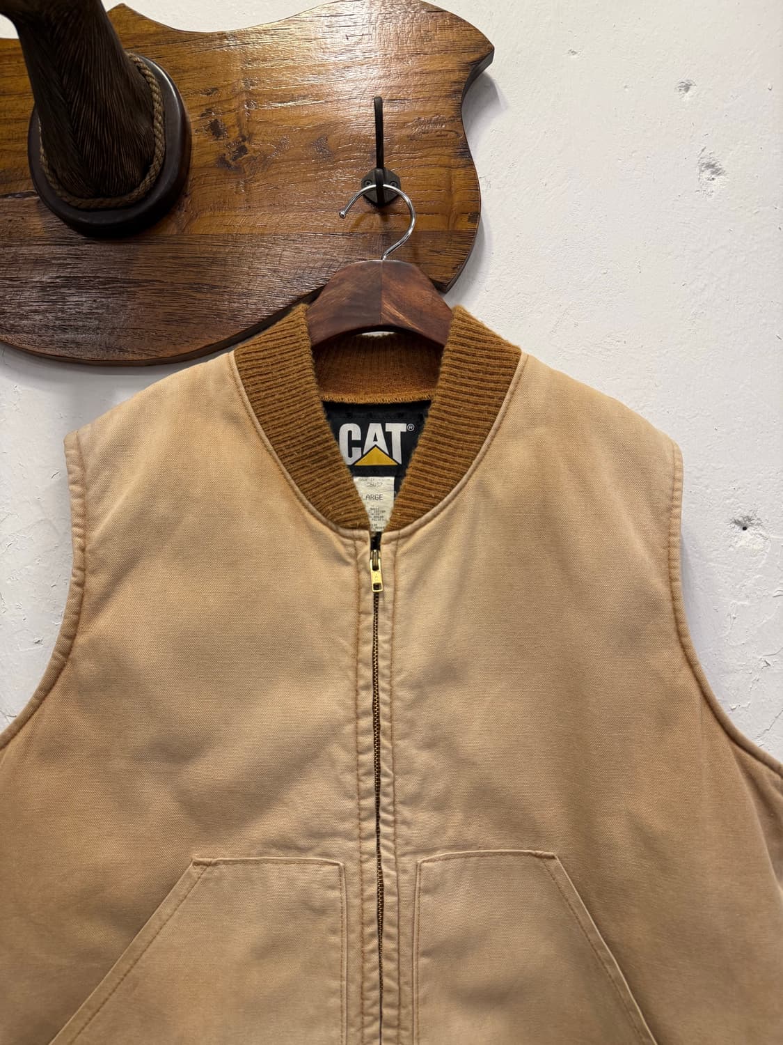 (L) USA CAT 캐터필라 Duck Canvas Work Vest  상품이미지2