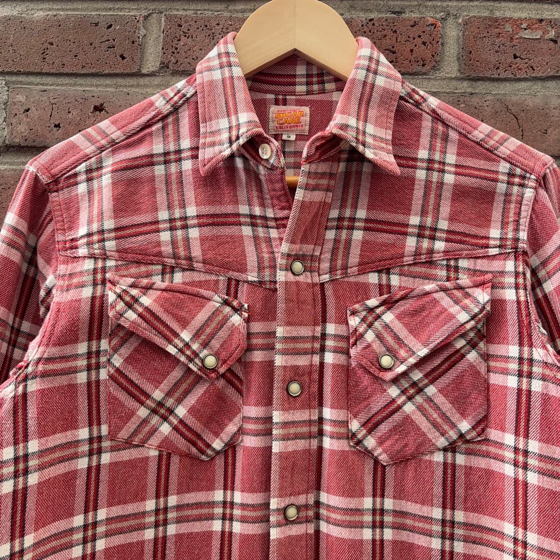 슈가케인 SUGAR CANE 체크 웨스턴 셔츠 (일본 생산) 상품이미지4