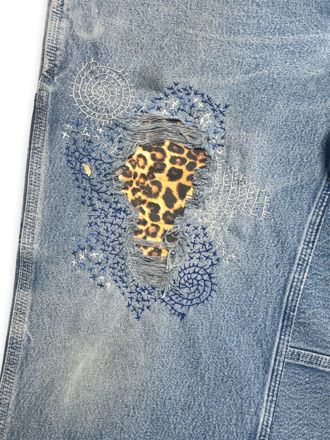 Carhartt Boro Sashiko Distressed Shorts 상품이미지5