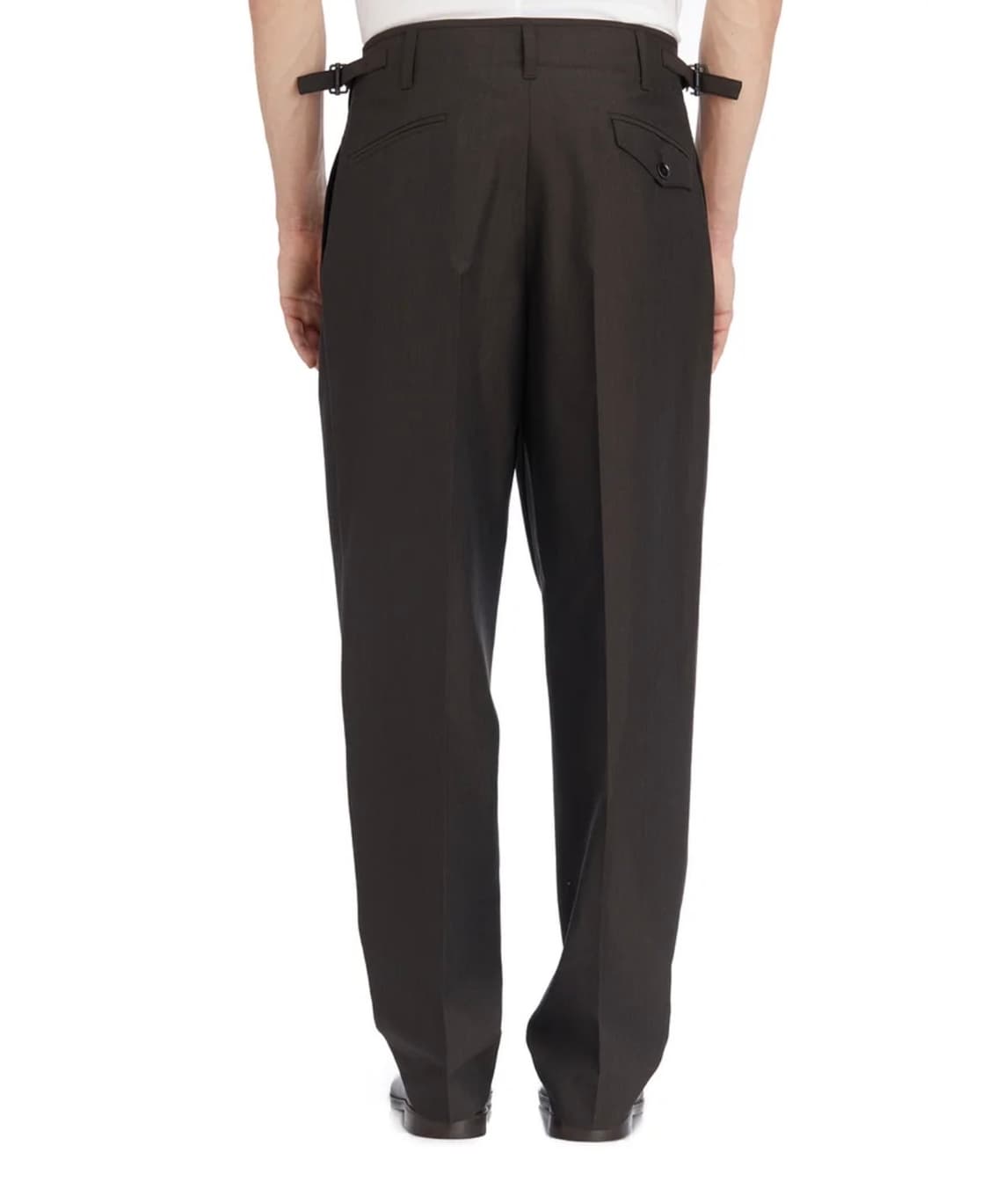 [46]르메르 트로피컬 울 플리츠 팬츠 다크 에스프레소 상품이미지4