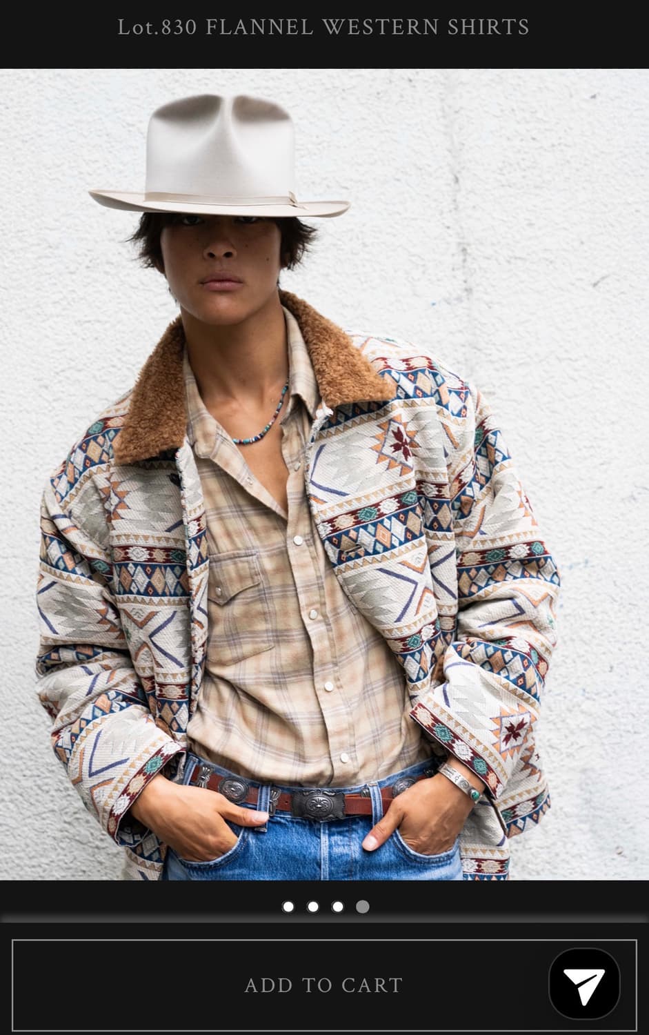 버드노트/웨스턴 플란넬 셔츠/44 상품이미지1