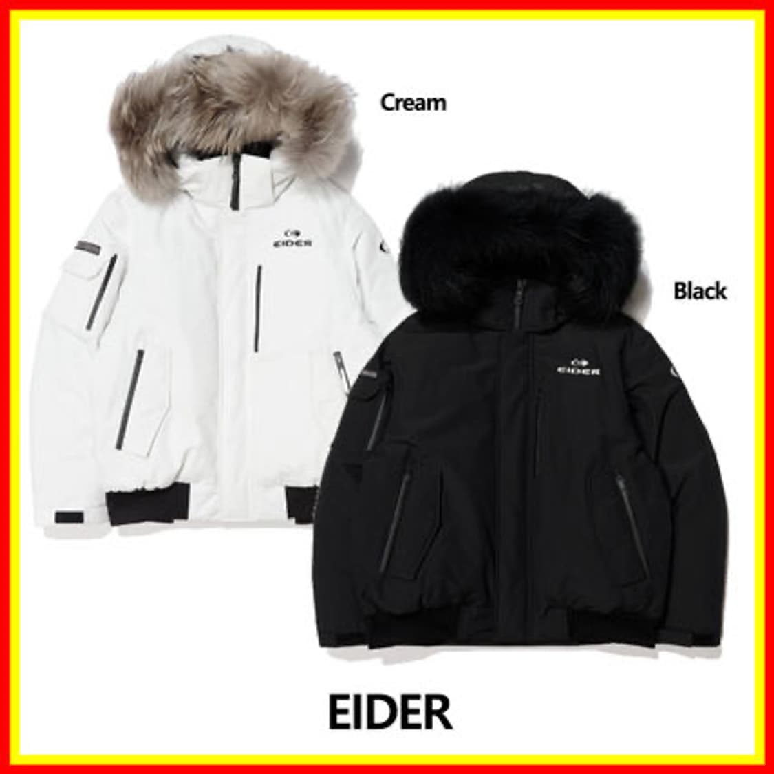 [드라이클리닝 완료] 아이더 스투키 퍼 숏패딩 (남녀공용) 화이트 S 상품이미지2